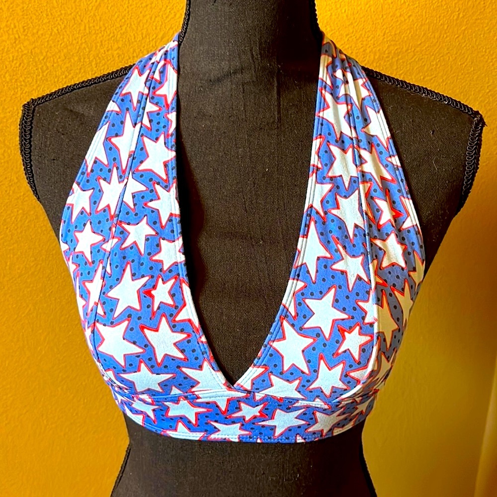 URBAN OUTFITTERS Out from Under patriotic stars bralette/Bra NWOT